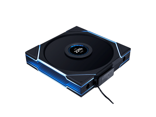 Lian Li UNI FAN TL-LCD Wireless Reverse 140 Black - Gehäuselüfter - 140mm - Schwarz mit RGB LED - 30 dBA