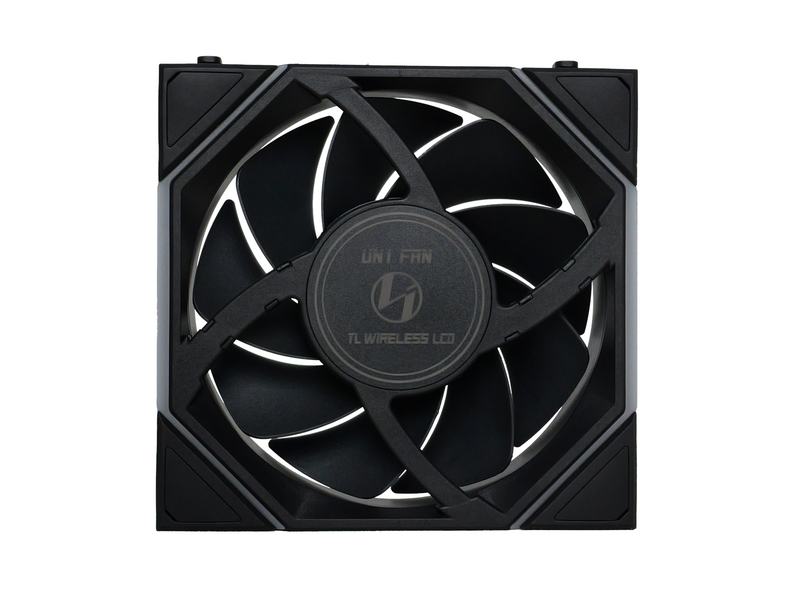 Lian Li UNI FAN TL Wireless LCD - Gehäuselüfter - 120mm - Schwarz mit RGB LED - 27 dBA