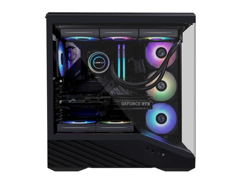 Lian Li V100 Black (4x ARGB fans) - Gehäuse - Miditower - Schwarz