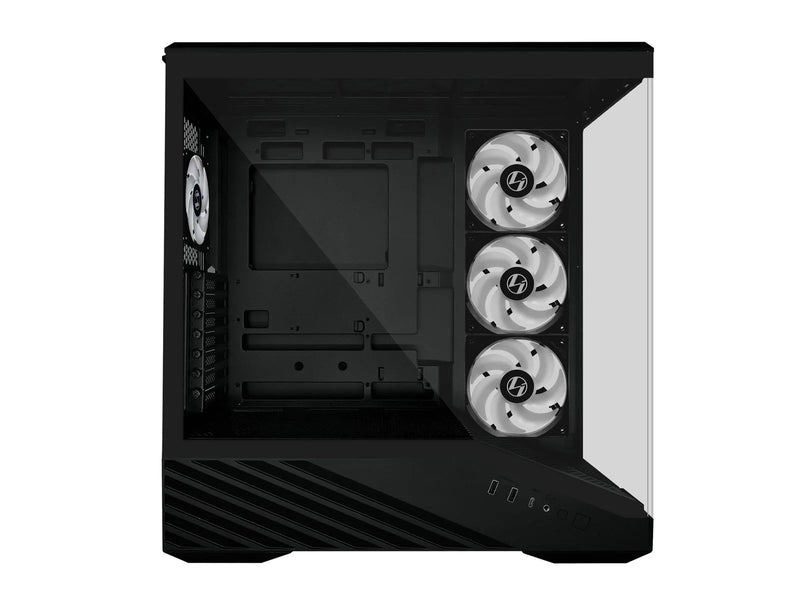 Lian Li V100 Black (4x ARGB fans) - Gehäuse - Miditower - Schwarz