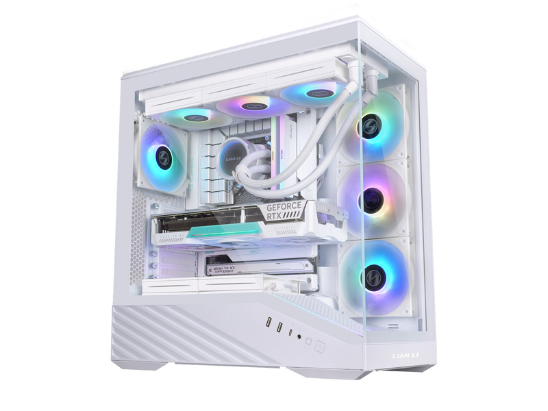 Lian Li V100 White (4x ARGB fans) - Gehäuse - Miditower - Weiß