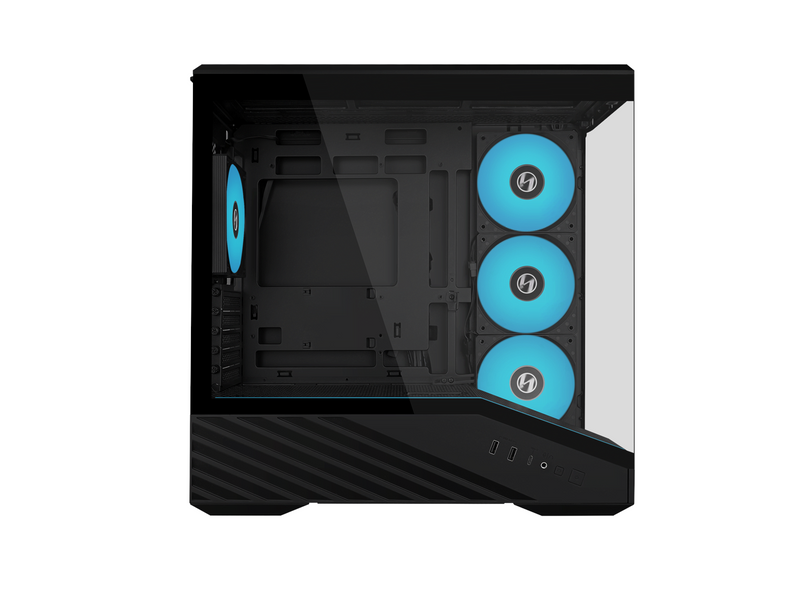 Lian Li Vector V100 Mini - Gehäuse - Minitower - Schwarz
