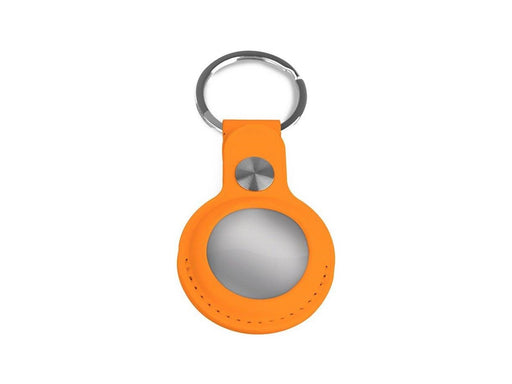 Light Solutions Airtag Key Ring - Leather - Orange