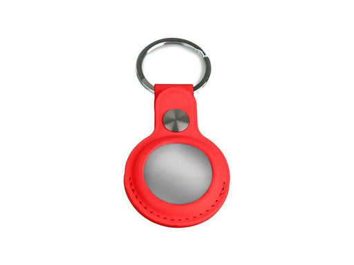 Light Solutions Airtag Key Ring - Leather - Red