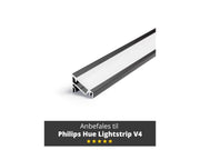 Light Solutions Aluminiumsprofil - Model C til Philips Hue og WiZ - Sort