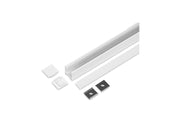Light Solutions Aluminiumsprofil - Model L - 20mm LED strip - Hvid