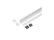 Light Solutions Aluminiumsprofil - Model L (Indbyg) - 20mm LED strip - Hvid