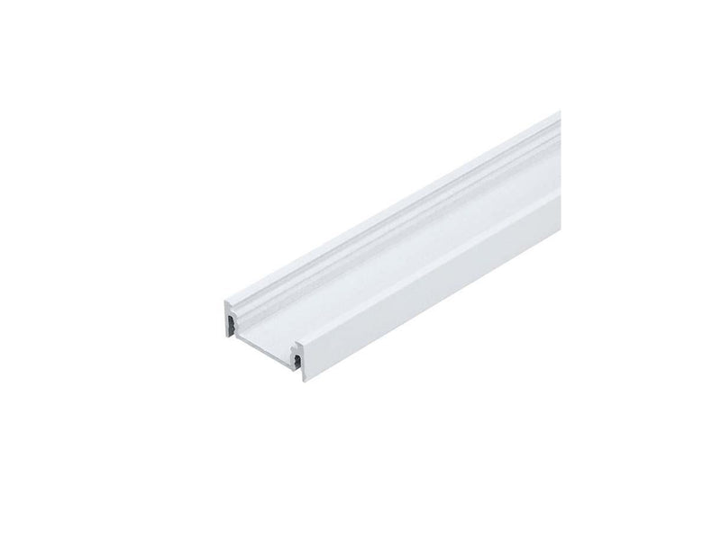 Light Solutions Aluminiumsprofil - Model S til Philips Hue og WiZ - Hvid *DEMO*