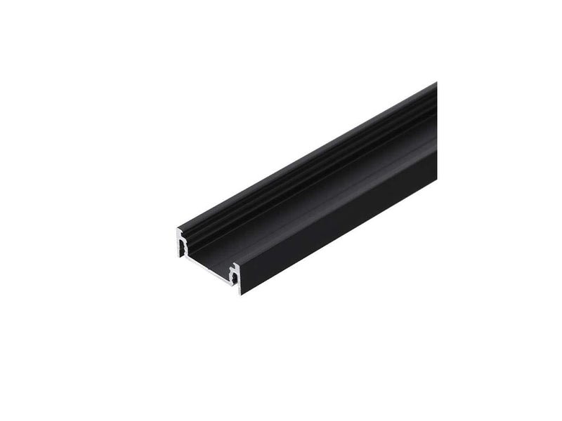 Light Solutions Aluminiumsprofil - Model S til Philips Hue og WiZ - Sort