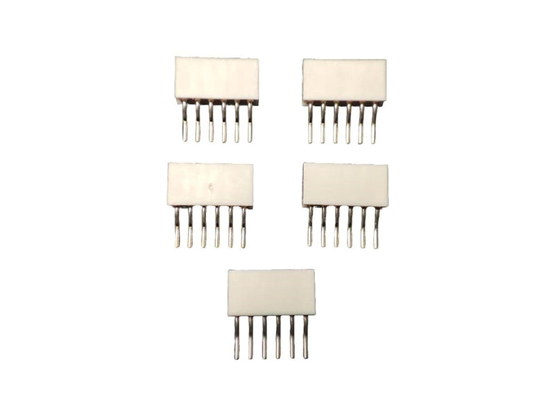Light Solutions Cable for LightStrip V4 - Pinheader for soldering - White - 5 pcs