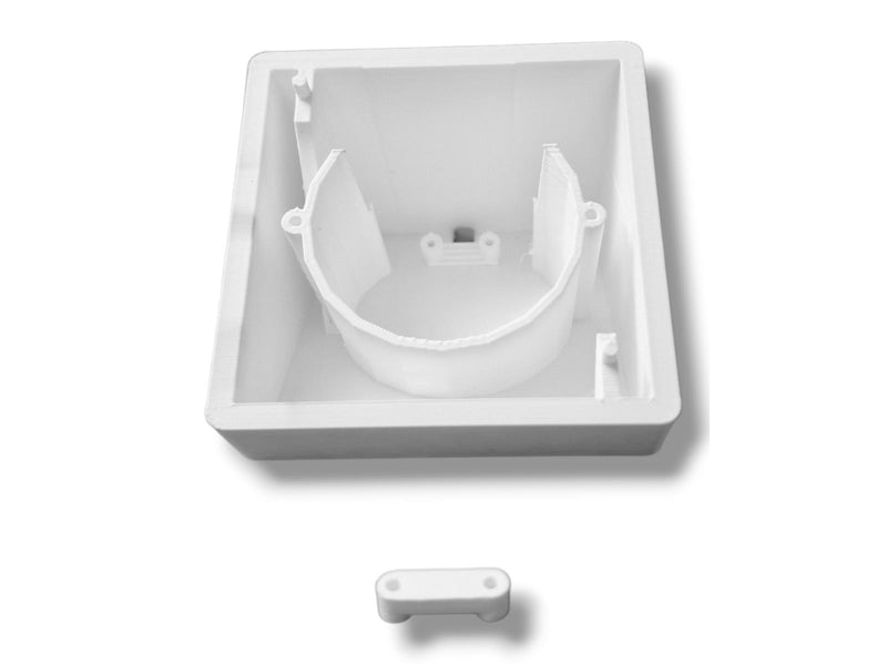 Light Solutions Shelly - Wall Display Table Stands - 35 degrees - White