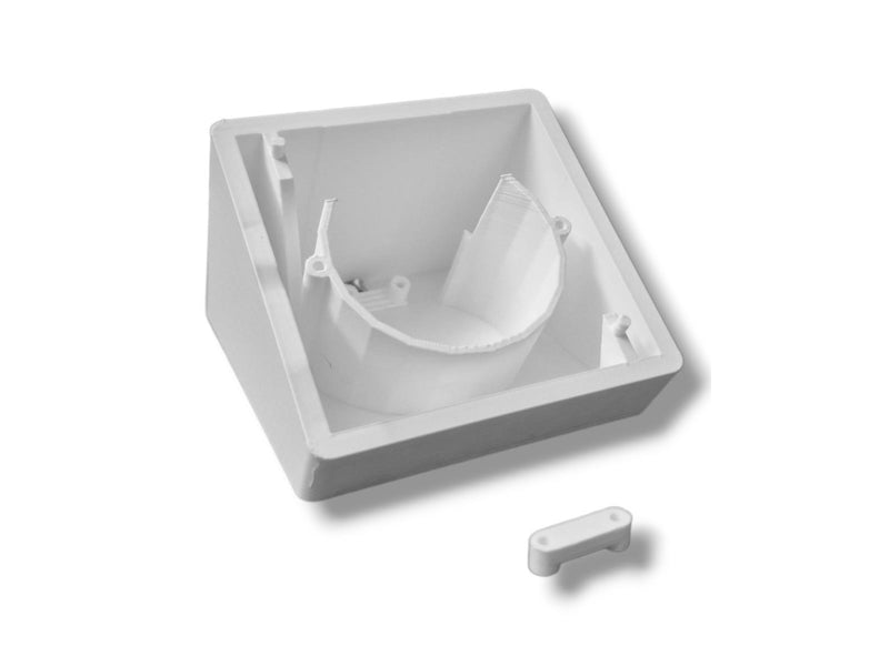 Light Solutions Shelly - Wall Display Table Stands - 35 degrees - White
