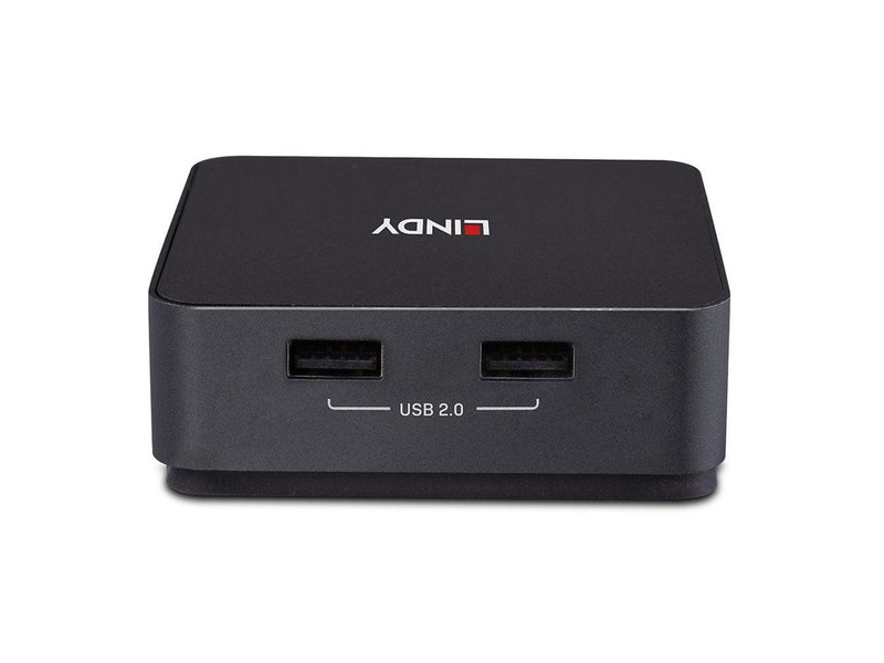 Lindy 2 Port Type C Dual HDMI 4K60 KVM Switch