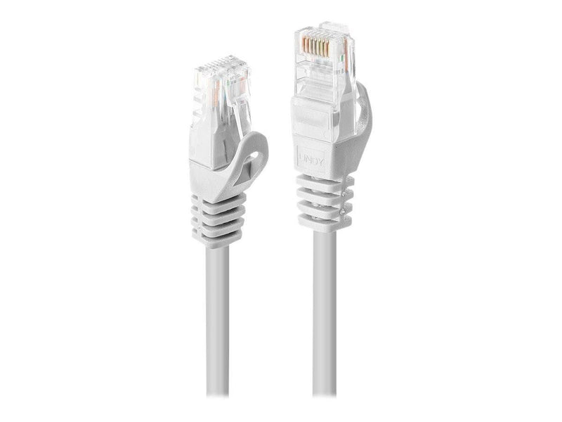 Lindy Basic patch cable - 1 m - white - Weiß - 1m