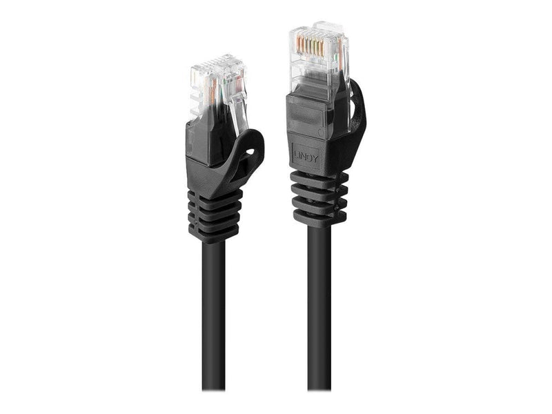 Lindy Basic patch cable - 2 m - black - Schwarz - 2m