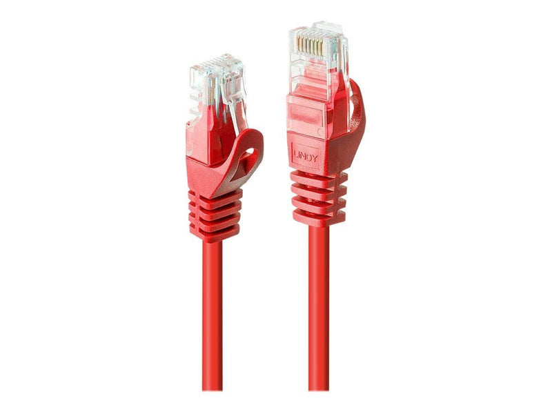 Lindy Basic patch cable - 2 m - red - Rot - 2m