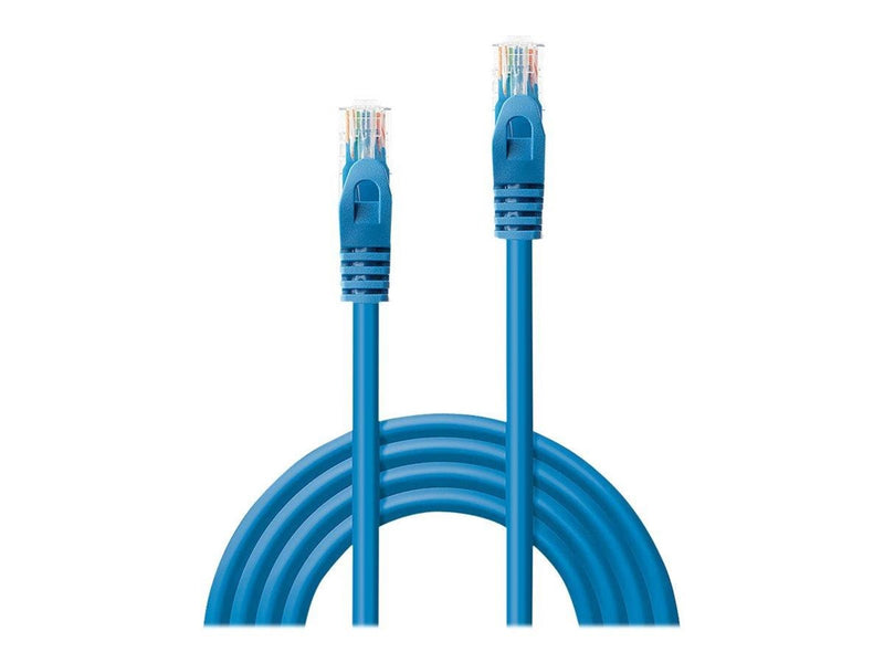 Lindy Basic patch cable - 30 cm - blue - Blau - 0.3m