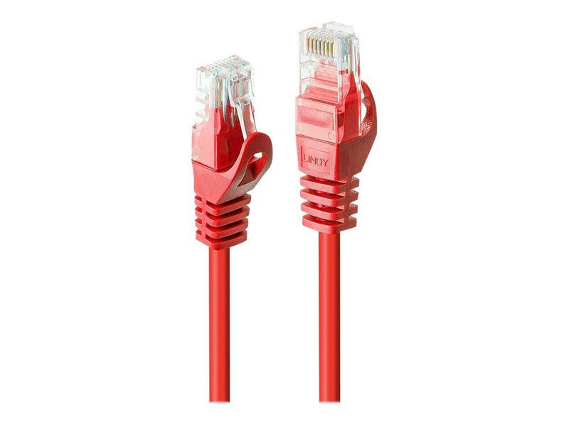 Lindy Basic patch cable - 30 cm - red - Rot - 0.3m
