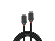 Lindy Black DisplayPort 1.2 Cable - 0.5m