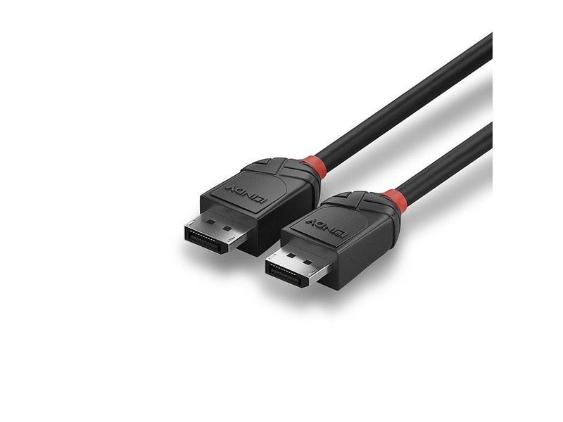 Lindy Black DisplayPort 1.2 Cable - 0.5m