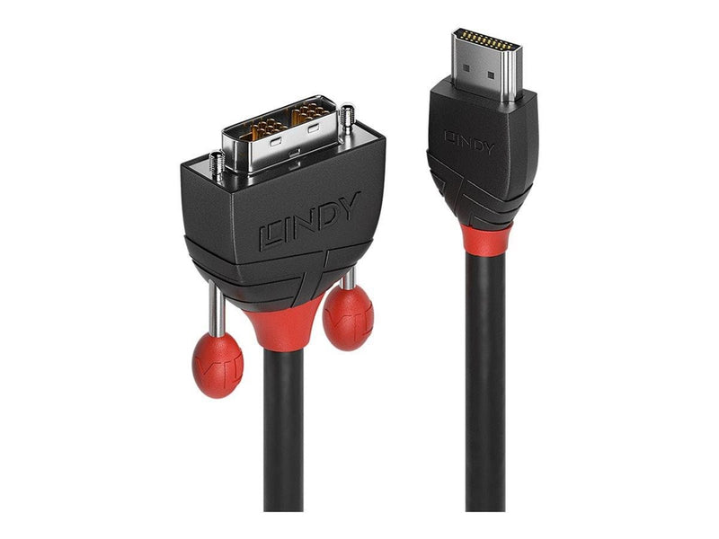 Lindy Black Line adapter cable - HDMI / DVI - 5 m