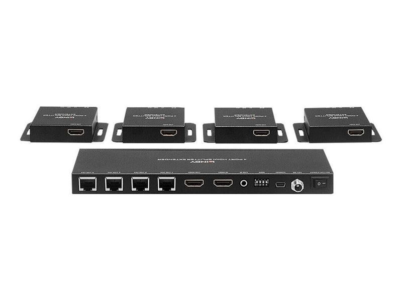 Lindy Cat.6 HDMI & IR Splitter Extender with Loop Out