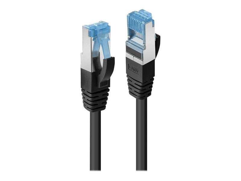 Lindy Cat.6A S/FTP TPE Network Cable - 0.3m - Schwarz - 0.3m