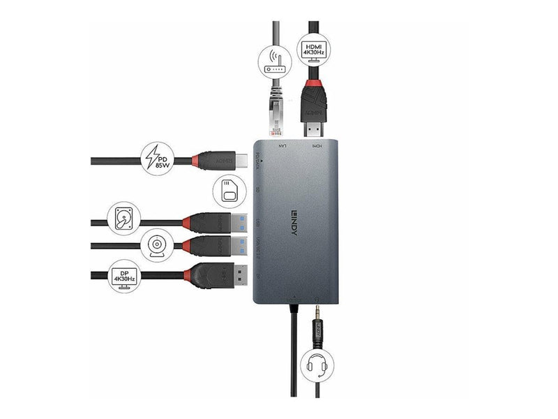 Lindy DST-Mini XT USB-C Docking Station