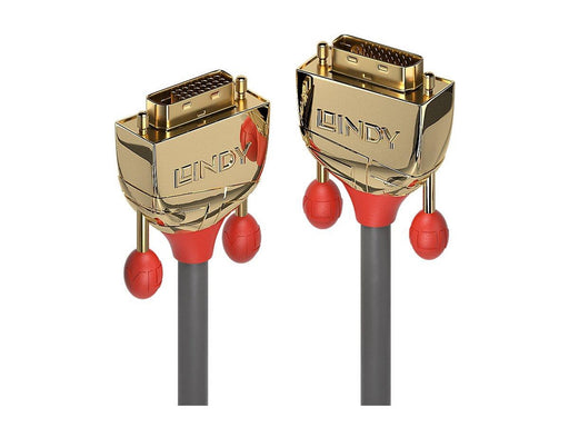 Lindy Gold - DVI cable - DVI-D to DVI-D - 2 m