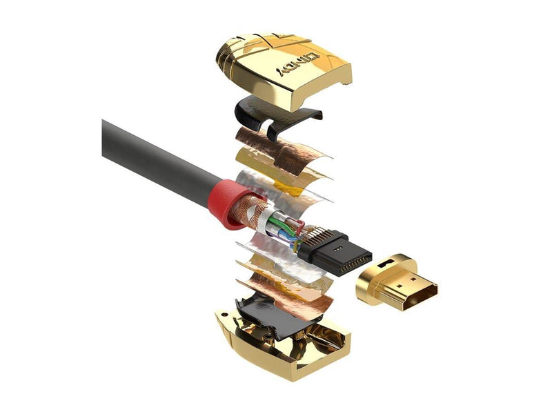 Lindy Gold Line HDMI cable with Ethernet - 7.5 m
