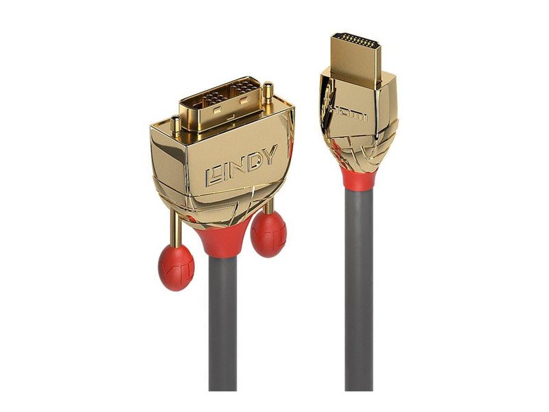Lindy Gold Line adapter cable - HDMI / DVI - 1 m