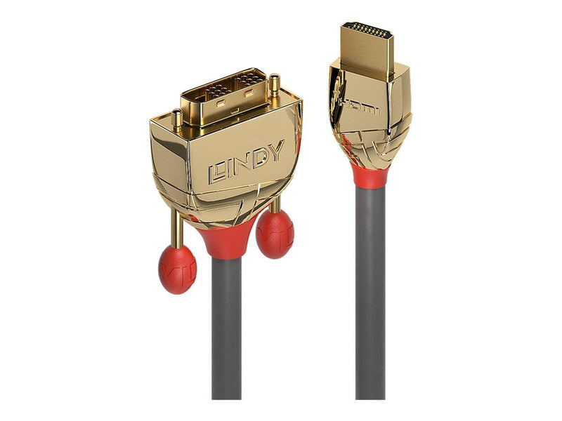 Lindy Gold Line adapter cable - HDMI / DVI - 5 m
