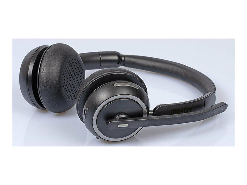 Lindy L118 Wireless Noise Cancelling Headset & Charging Base
