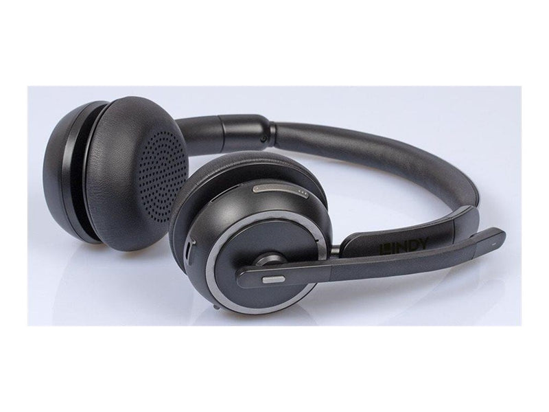 Lindy L118 Wireless Noise Cancelling Headset & Charging Base
