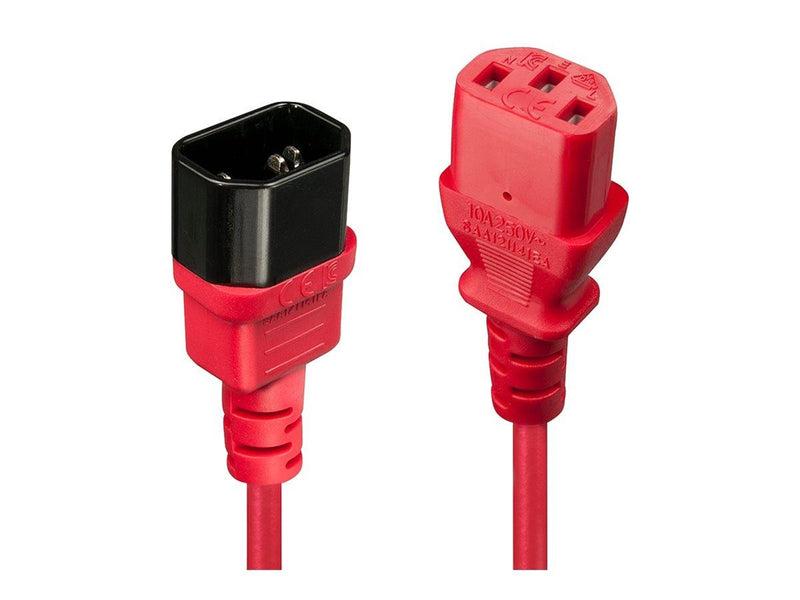 Lindy - power extension cable - power IEC 60320 C13 to IEC 60320 C14 - 2 m