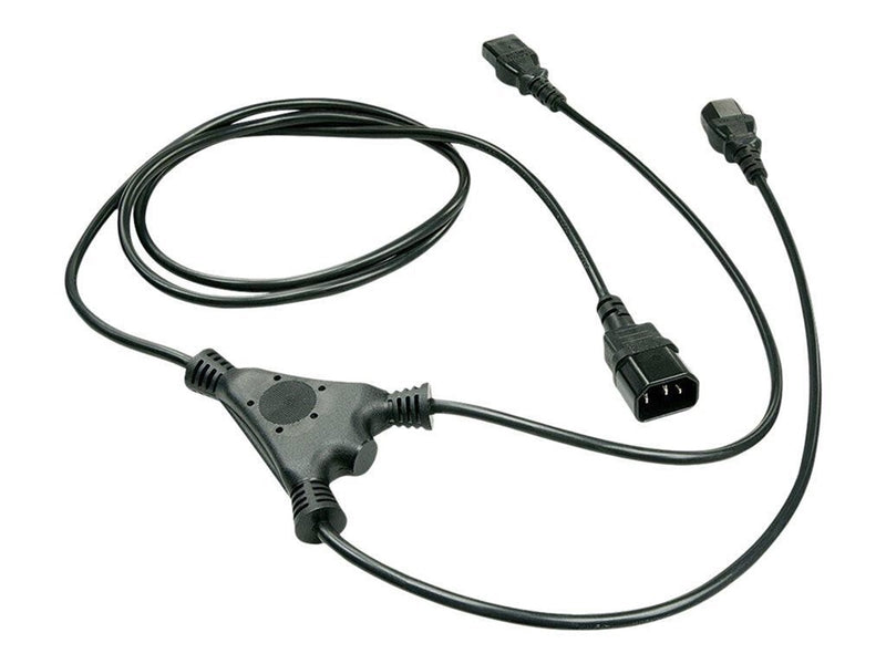 Lindy - power splitter - IEC 60320 C14 to power IEC 60320 C13 - 1 m