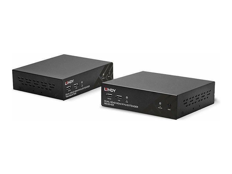 Lindy - transmitter and receiver - video/audio/infrared/serial extender - HDBaseT 2.0