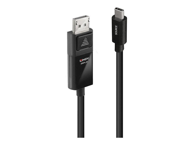 Lindy - video adapter cable - 24 pin USB-C to DisplayPort - 1 m