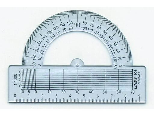 Linex  908 180 Degree Protractor