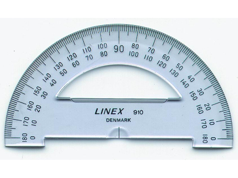 Linex  910 Halvcirkulær vinkelmåler