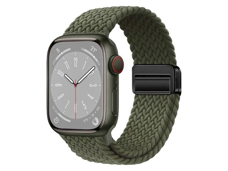 Lippa Apple Watch Nylon Strap incl. Magnetic Clasp 38/40/41/42 mm - Green