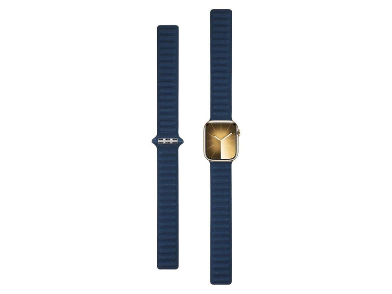Lippa Apple Watch finewoven strap 42/44/45/49 - Navy Blue
