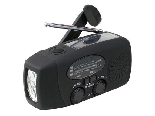 Lippa Emergency Solar Radio - Black - AM/FM - Mono - schwarz