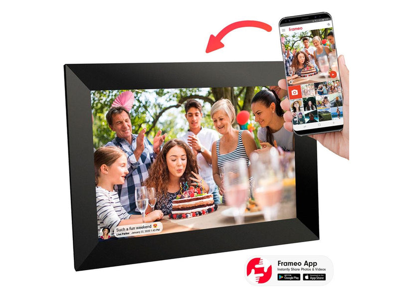 Lippa Frameo Digital Picture Frame 15.6" - Black