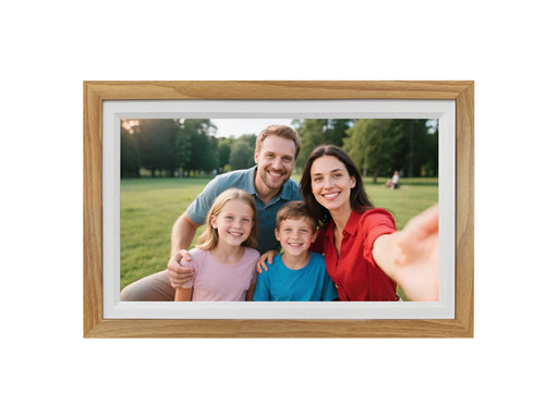 Lippa Frameo Digital Picture Frame 15.6" - Wood
