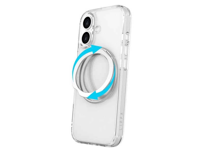 Lippa MagSafe 360 rotating iPhone 17 Cover - Clear