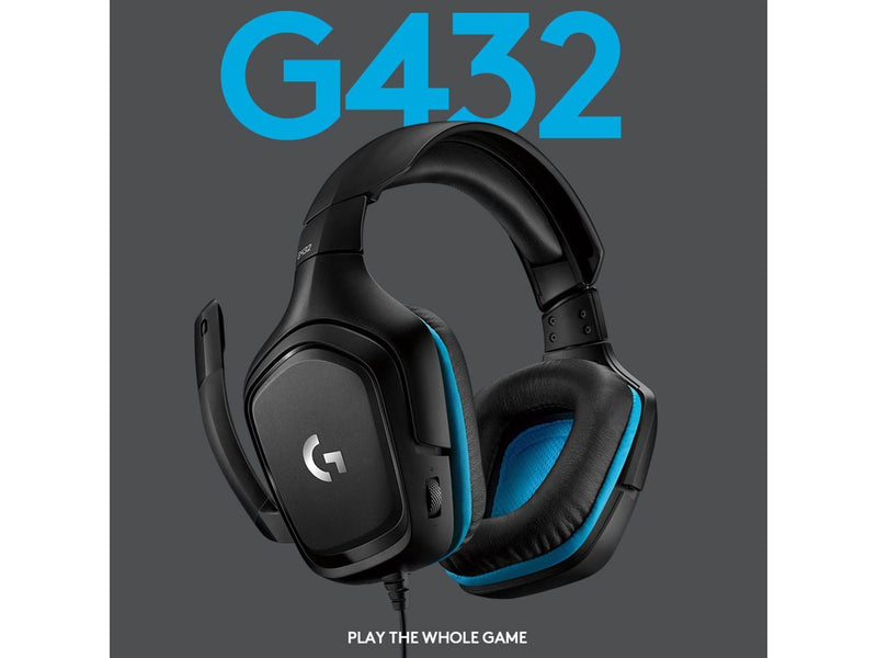 Logitech G432 Surround Sound Wired Gaming Headset