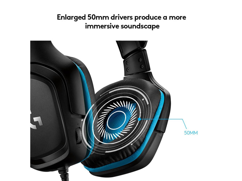 Logitech G432 Surround Sound Wired Gaming Headset