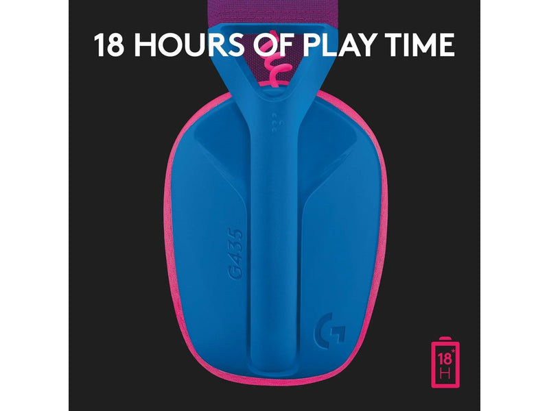 Logitech G435 LIGHTSPEED Wireless Gaming Headset - Blue