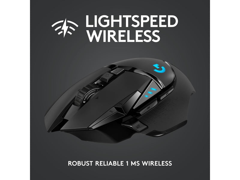 Logitech G502 LIGHTSPEED - Gaming Maus (Schwarz mit RGB)